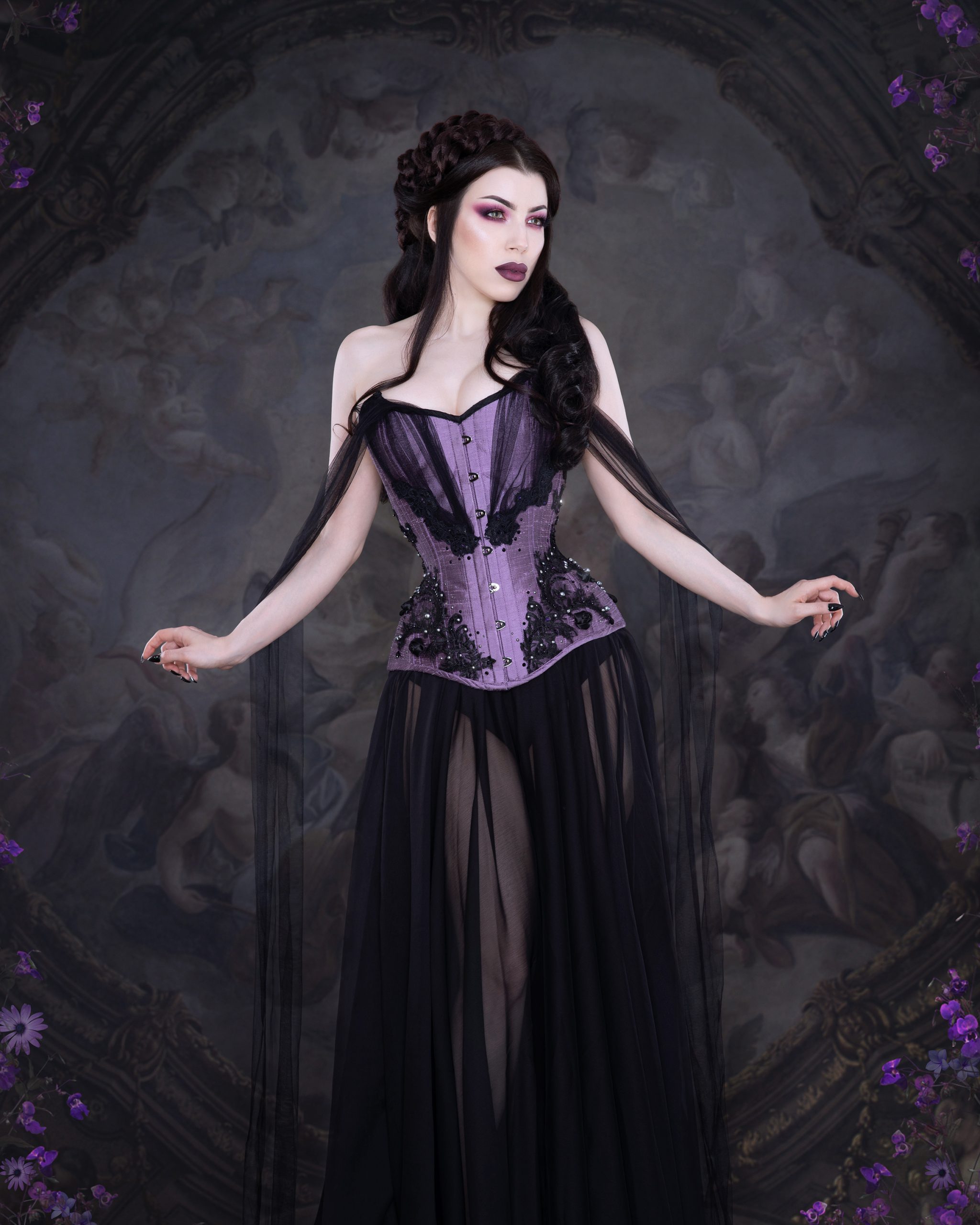 Purple Corsets & Bustiers for Women for sale